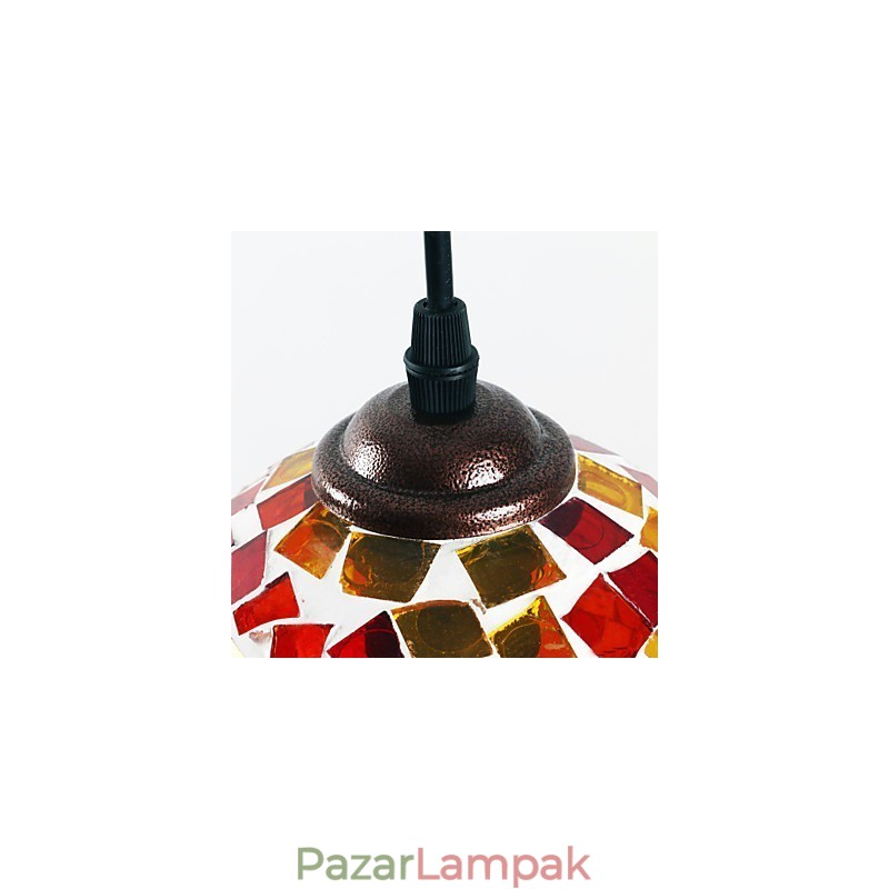 Modern, kortárs festésű fém függőlámpa