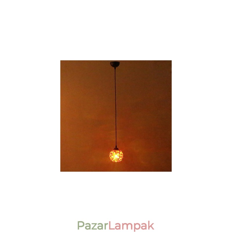 Modern, kortárs festésű fém függőlámpa