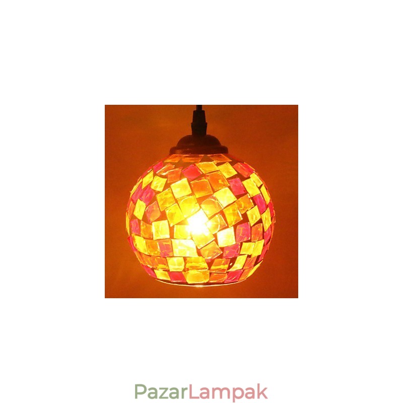Modern, kortárs festésű fém függőlámpa