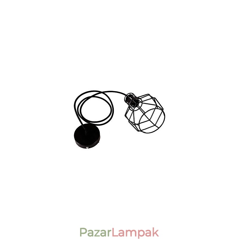 Retro mini stílusú festés fém függőlámpa garázs