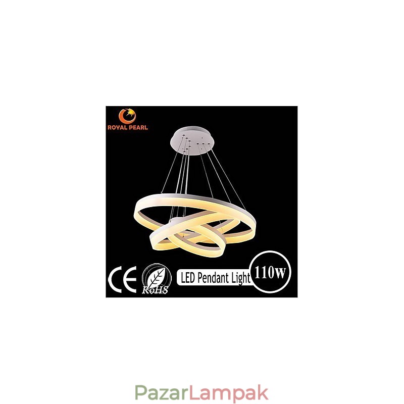 Hot Sale Fehér színű akril modern függőlámpa 130W