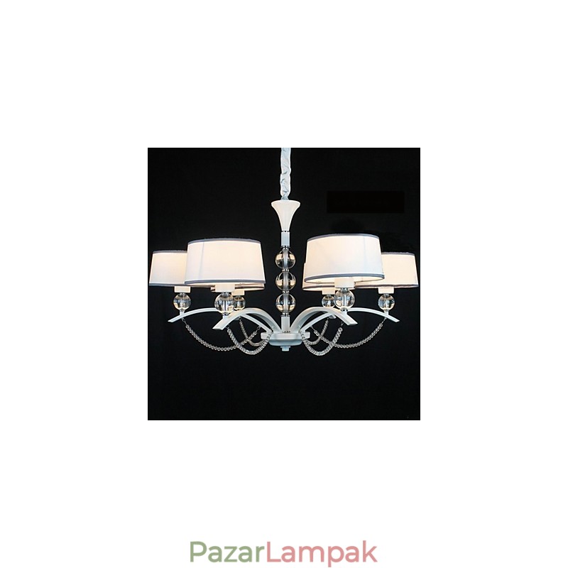 Modern, modern kristály krómszövet csillár