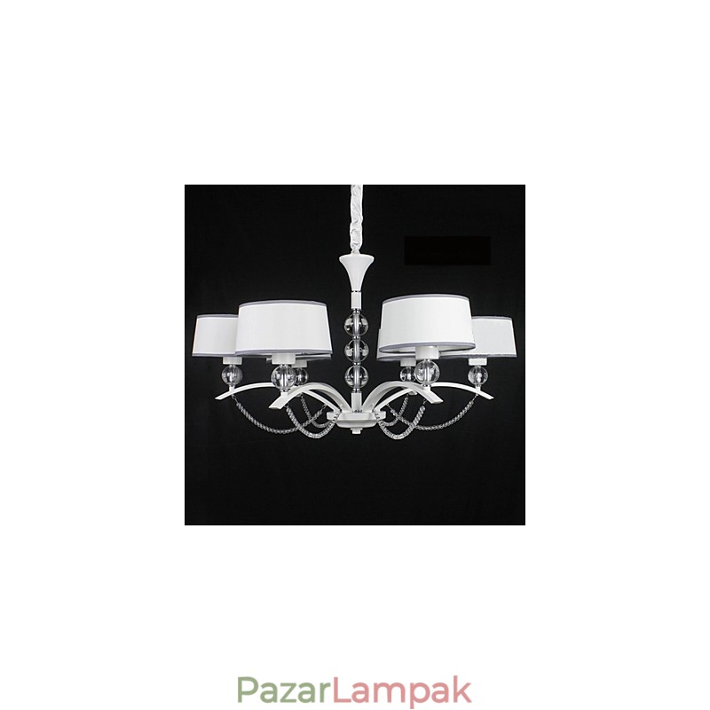 Modern, modern kristály krómszövet csillár