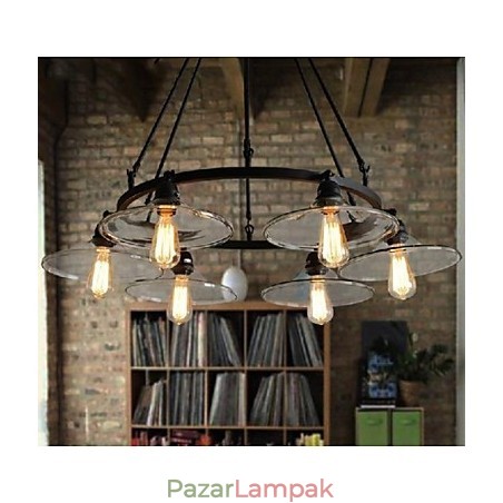 Hagyományos klasszikus Vintage Retro Lámpás Country mini stílusú festmény fém függesztékes világítás Hagyományos klasszikus Vintage Retro Lámpás Country mini stílusú festmény fém függesztékes világítás