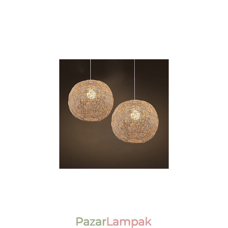 Cany Art Lámpa Rural Chinlon Droplight Droplight Lámpa Light