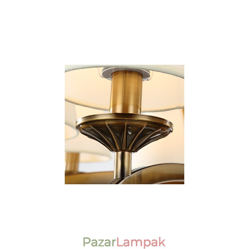 Rusztikus Lodge Vintage mini stílusú galvanizált fém csillár