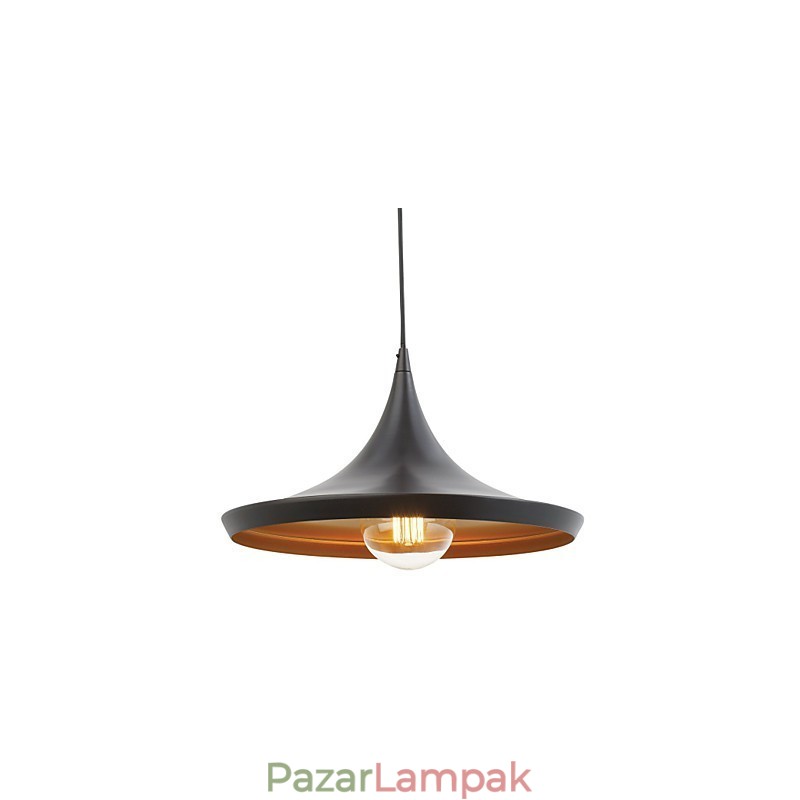 Függeszték Retro Vintage Tom Dixon Design fekete festmény függőlámpa lámpák