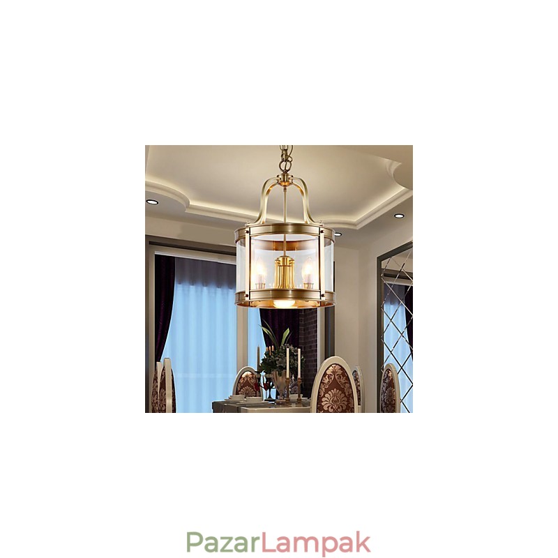 Függesztett lámpák, kristály mini stílusú, hagyományos klasszikus fém