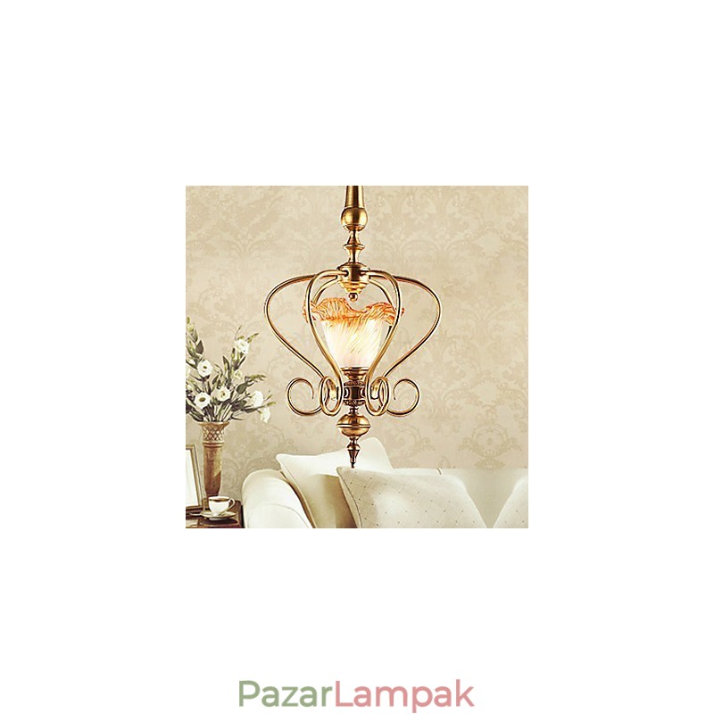 Függesztett lámpák mini stílusú, hagyományos klasszikus fém