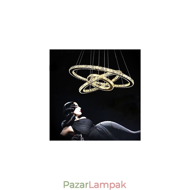 Függesztett lámpák Crystal Modern kortárs fém