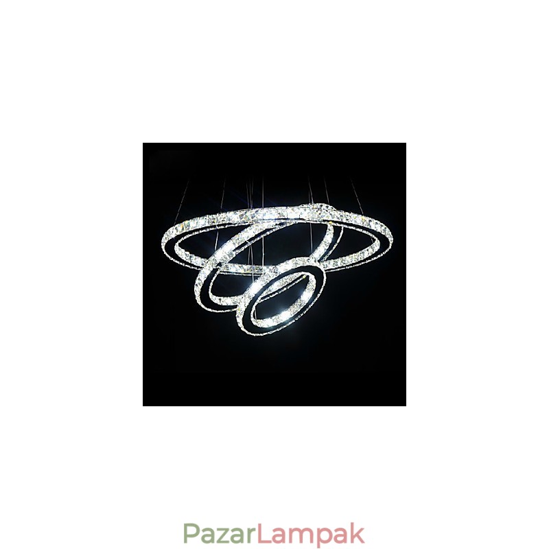 Függesztett lámpák Crystal Modern kortárs fém