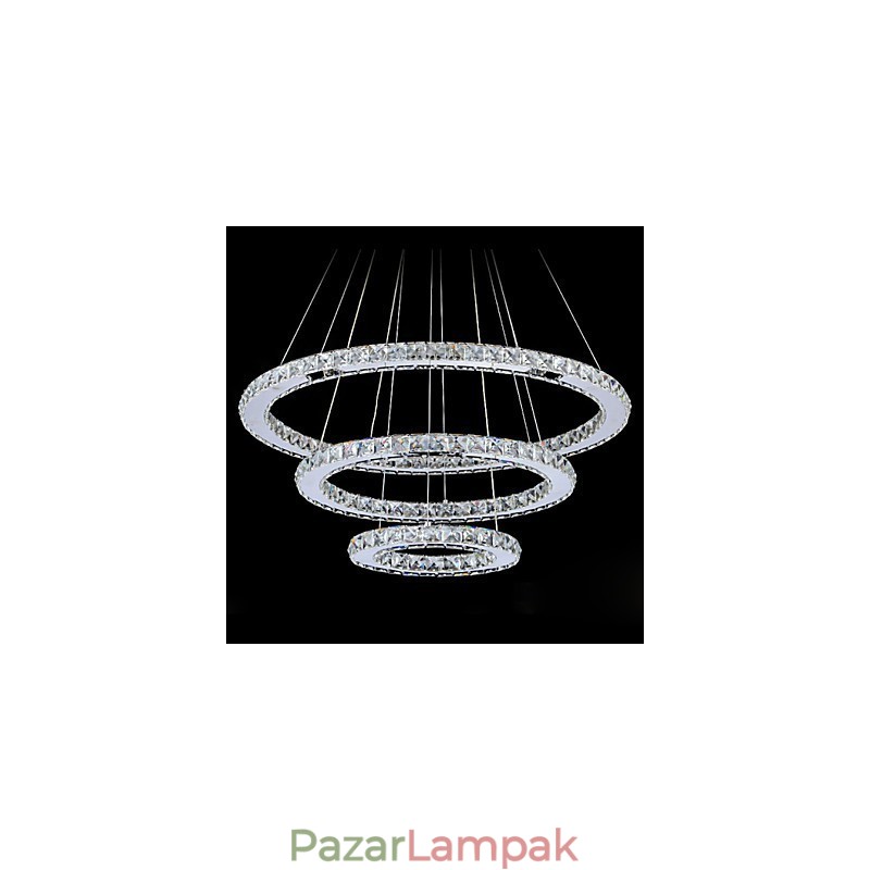 Függesztett lámpák Crystal Modern kortárs fém