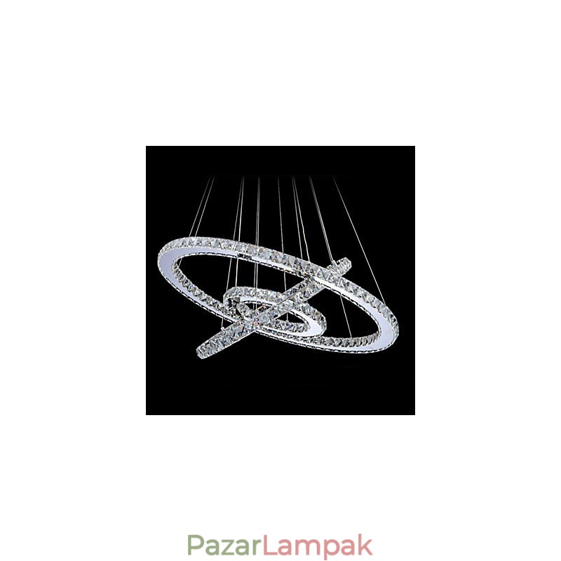 Függesztett lámpák Crystal Modern kortárs fém