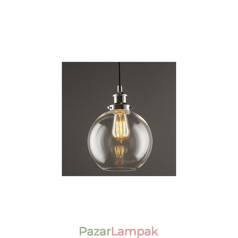 Hagyományos klasszikus Vintage Retro Country Globe függőlámpa