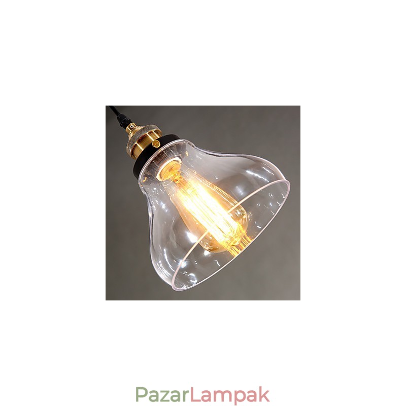 Hagyományos klasszikus Vintage Retro Country Globe függőlámpa