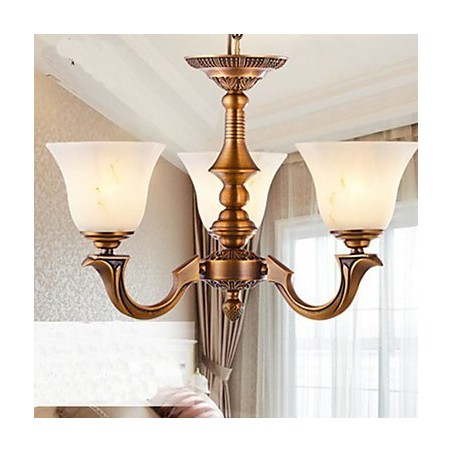 European Style Chandelier Teljes réz lámpa Márvány lámpák European Style Chandelier Teljes réz lámpa Márvány lámpák