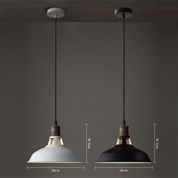 Ipari Vintagen Mini fém függeszték 1 Light Multi Color Opcionális