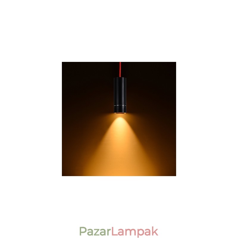 1 Light Mini függőlámpa, fekete, alumínium eloxálással