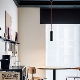 1 Light Mini függőlámpa, fekete, alumínium eloxálással