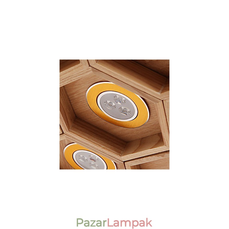 Függesztett lámpák Country Fa bambusz