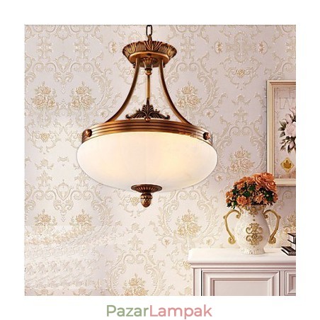 Európai márvány lámpa Réz csillár lámpák