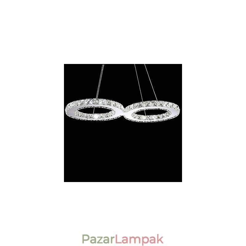 Függeszték 2 Light Modern Egyszerű Művészi