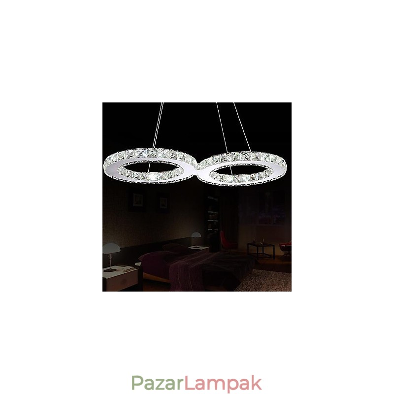 Függeszték 2 Light Modern Egyszerű Művészi