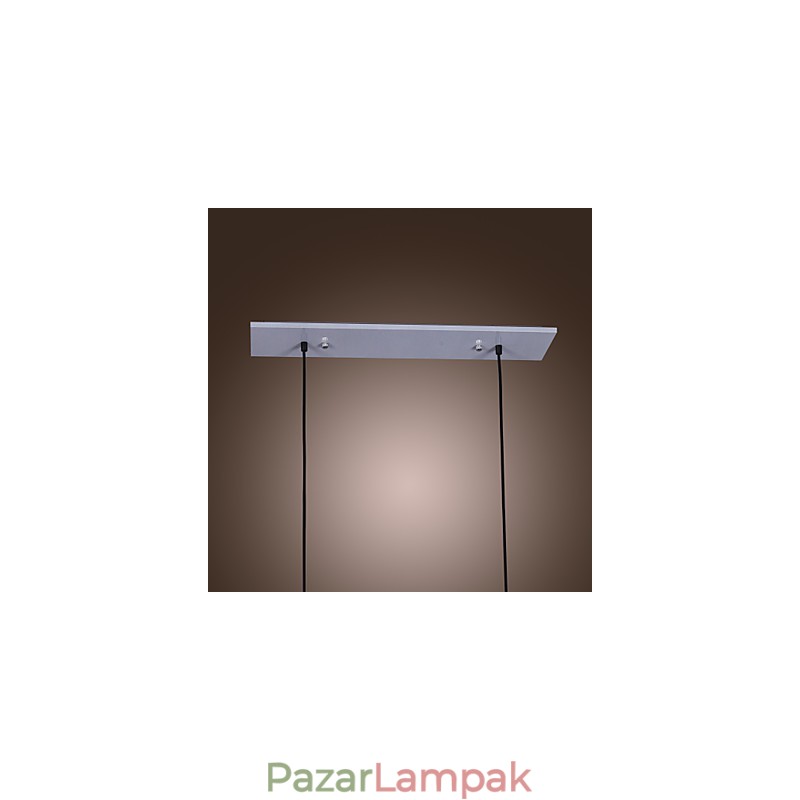 Modern üveg függőlámpa 2 lámpával, átlátszó palack kivitelben