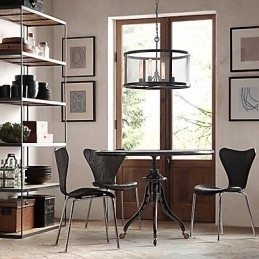 4 fényű függőlámpa átlátszó ernyővel