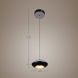9W Modern repülő csészealj Design Kiváló minőségű Pendant Light Cafe