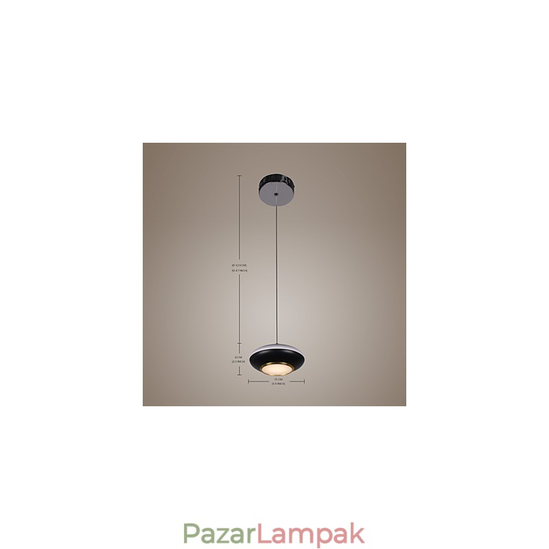 9W Modern repülő csészealj Design Kiváló minőségű Pendant Light Cafe
