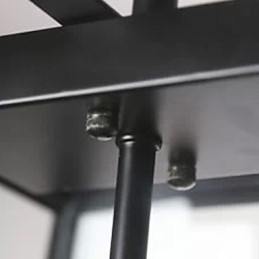 Rusztikus Lodge mini stílusú galvanizált fém csillár