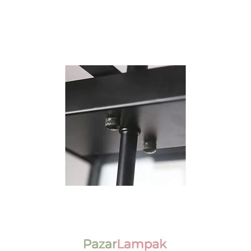 Rusztikus Lodge mini stílusú galvanizált fém csillár