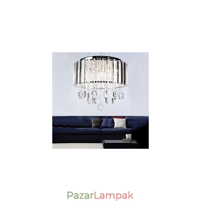 Kristály függőlámpa 3 lámpával