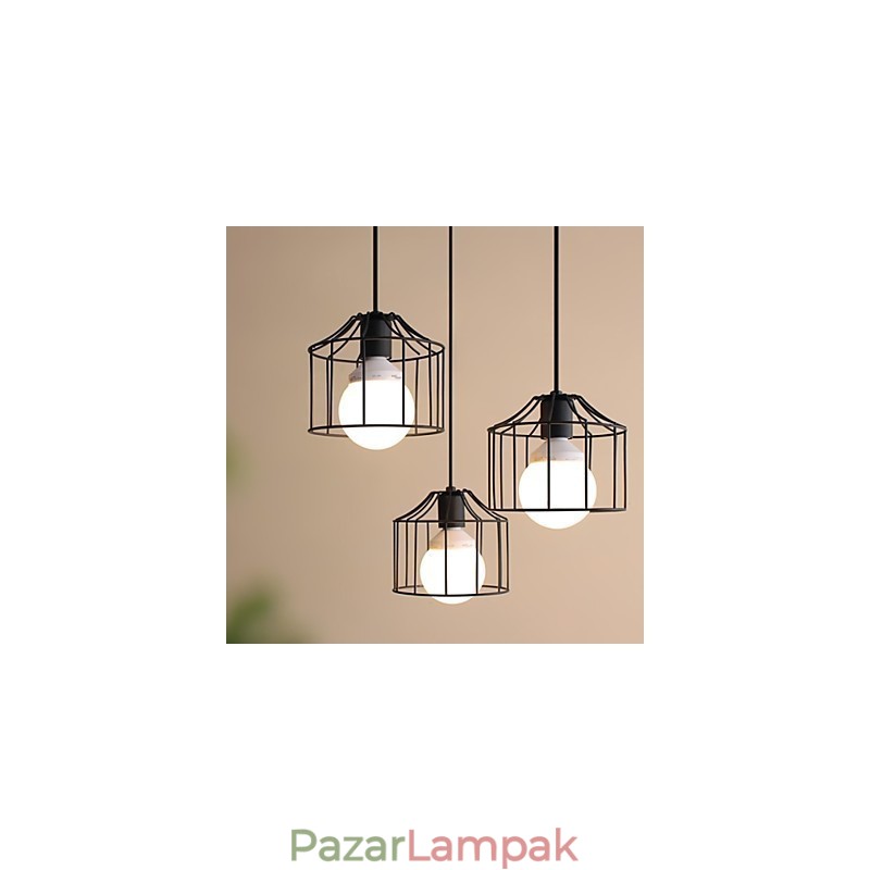 1 Lights Country fém függőlámpa