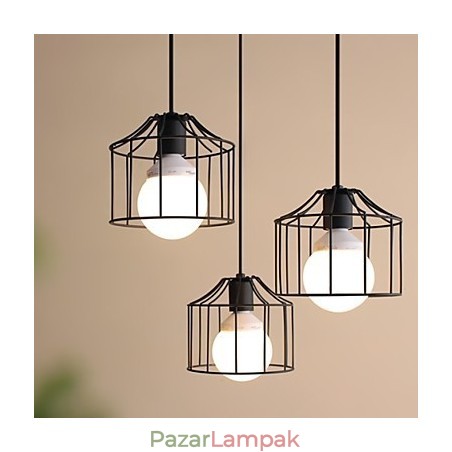 1 Lights Country fém függőlámpa