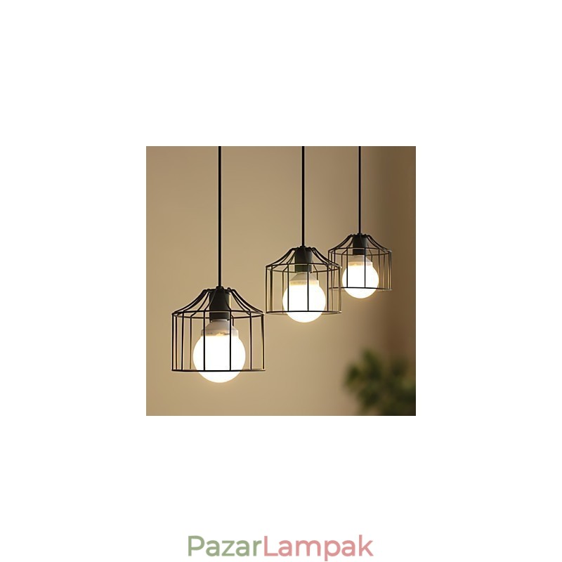 1 Lights Country fém függőlámpa