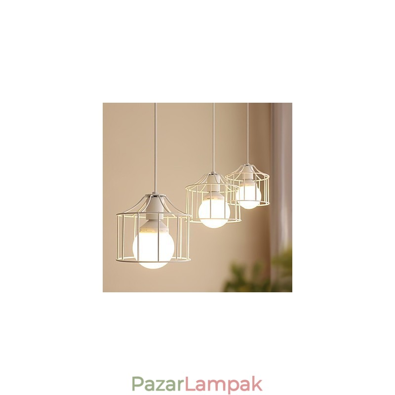 1 Lights Country fém függőlámpa