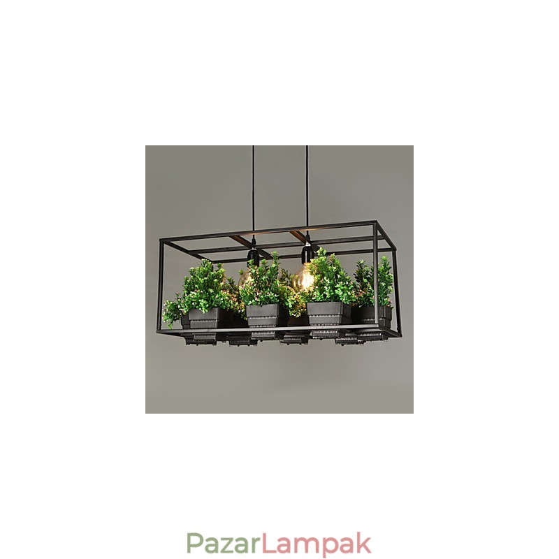 Modern, kortárs dekoratív kivitelű függőlámpa (növényeket nem tartalmaz)
