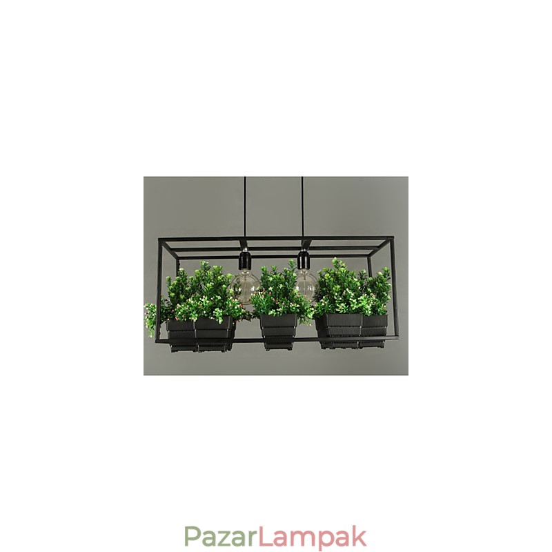 Modern, kortárs dekoratív kivitelű függőlámpa (növényeket nem tartalmaz)