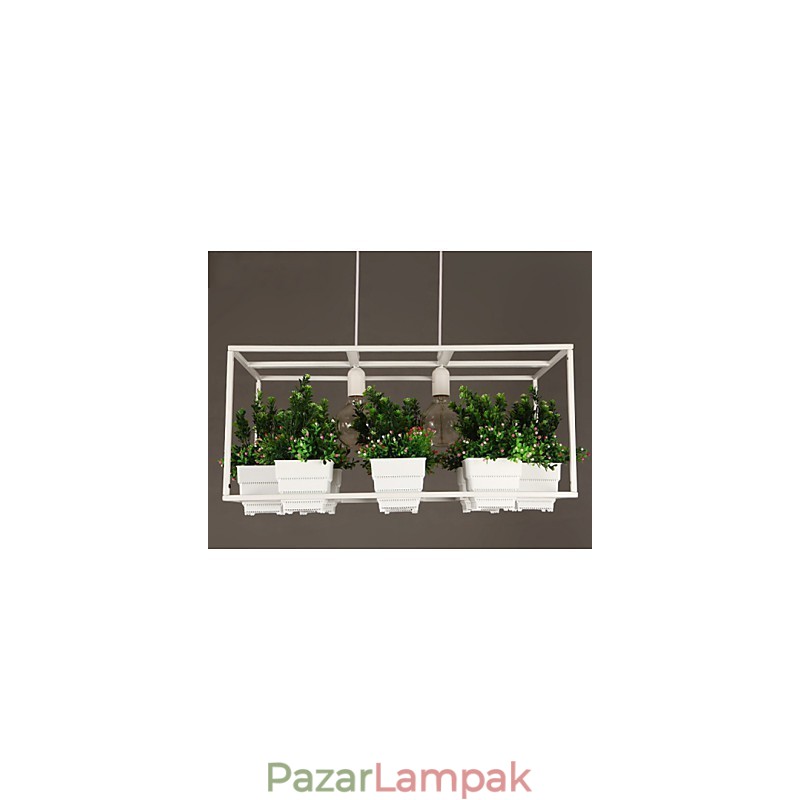 Modern, kortárs dekoratív kivitelű függőlámpa (növényeket nem tartalmaz)