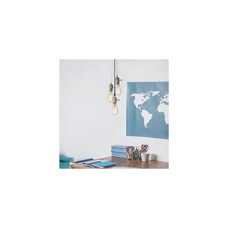 Hagyományos klasszikus vintage mini stílusú fém függőlámpa