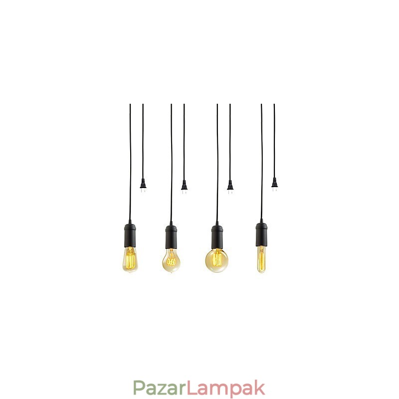 Vintage mini stílusú festmény fém függőlámpa garázs
