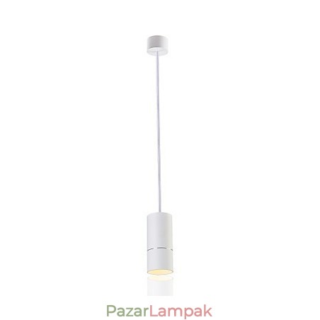 GE 05032 8W 136mm 1 Light Mini függőlámpa porított fehér alumíniummal GE 05032 8W 136mm 1 Light Mini függőlámpa porított fehér alumíniummal