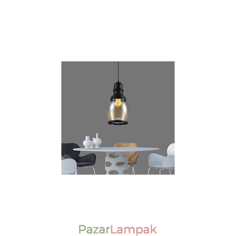 Retro világítás Tetőtéri lámpák Üveg függőlámpa