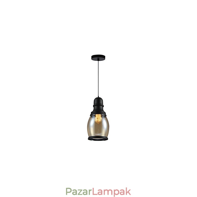 Retro világítás Tetőtéri lámpák Üveg függőlámpa