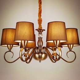 Rusztikus Lodge Vintage mini stílusú galvanizált fém csillár