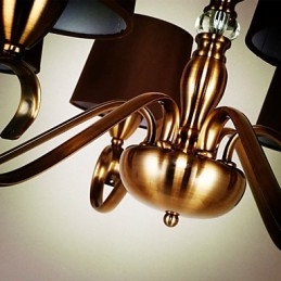 Rusztikus Lodge Vintage mini stílusú galvanizált fém csillár