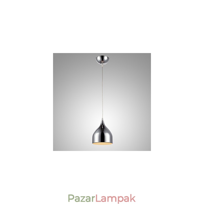 Vas galvanizált függőlámpa Modern világító lámpa