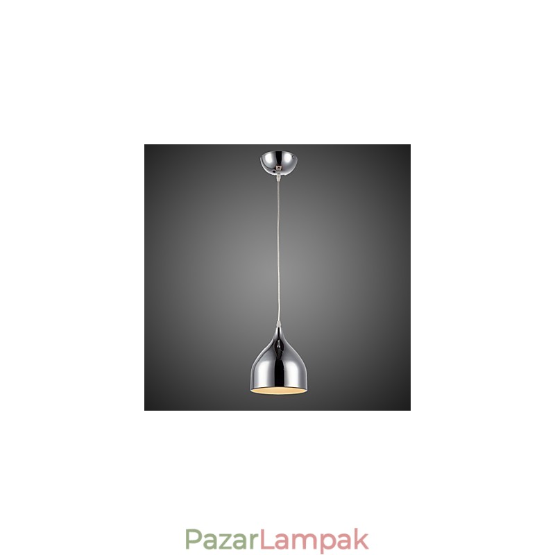 Vas galvanizált függőlámpa Modern világító lámpa